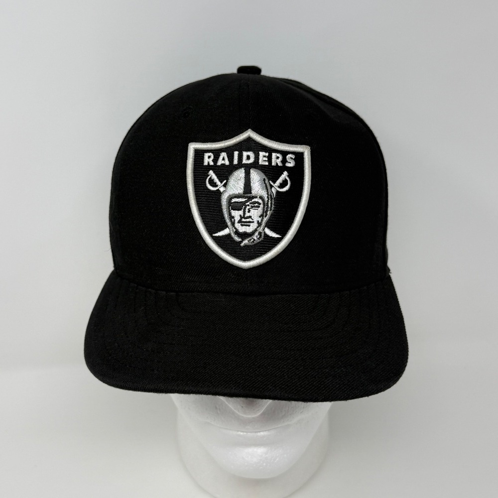 New Era 59FIFTY Las Vegas Raiders NFL Fitted Hat Black Size 6 7/8 54.9cm